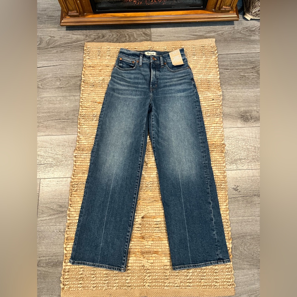 NWT Madewell The Perfect Vintage Wide Leg Jeans